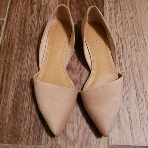 Suede flat